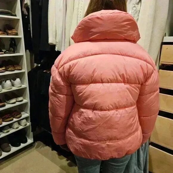 New With Tags - Noize Avalon Pink Puffer Jacket  (vegan) - Picture 5 of 8